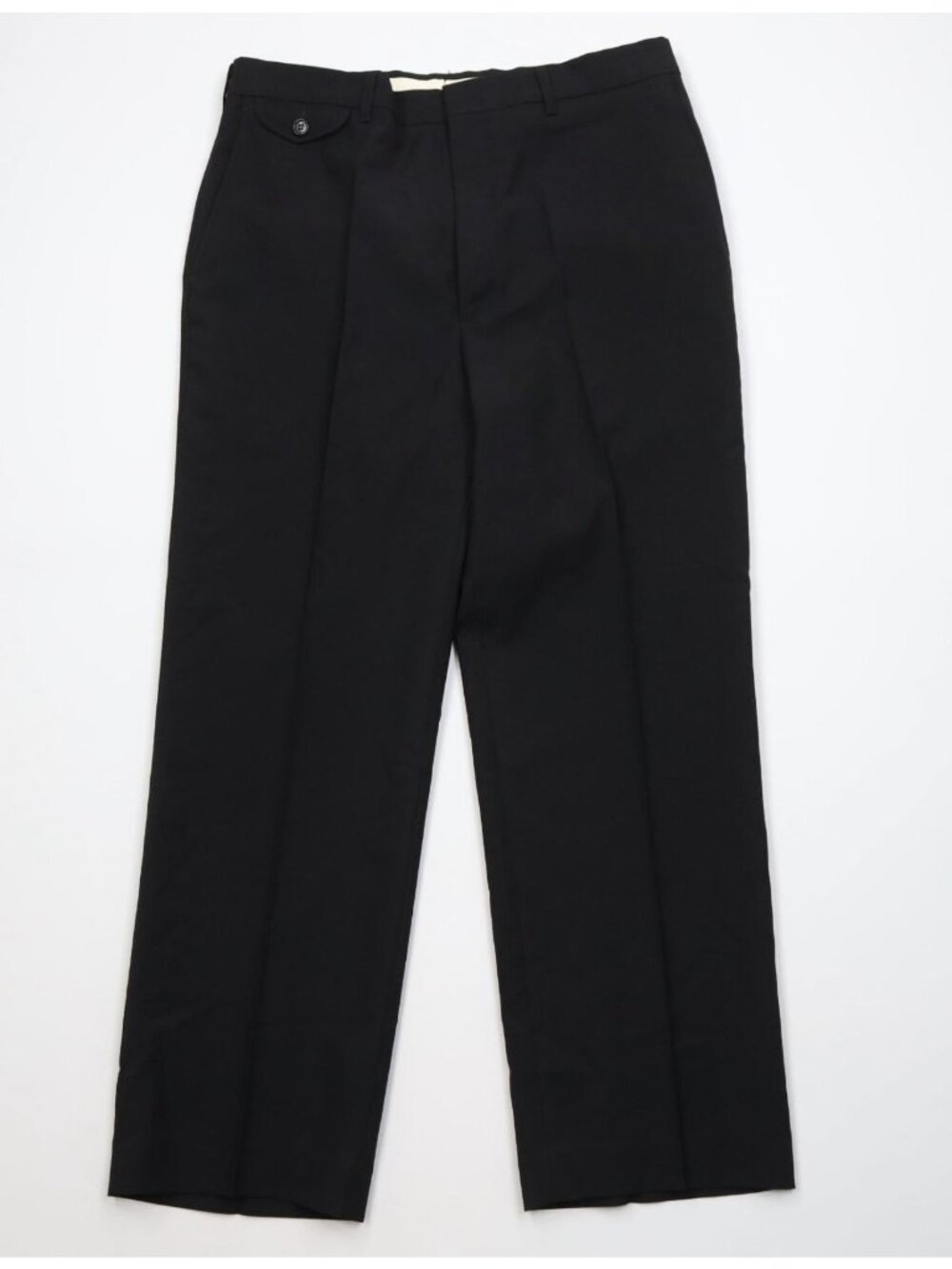 Vintage 90s Streetwear Mens 34x29 Worsted Wool Blend Knit Wide Leg Chino Pants